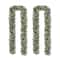 Glitzhome® 6ft. Pre-Lit Glittered Pinecones & Berries Christmas Garland, 2ct.